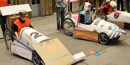 Indoor Soapbox team building activity mini