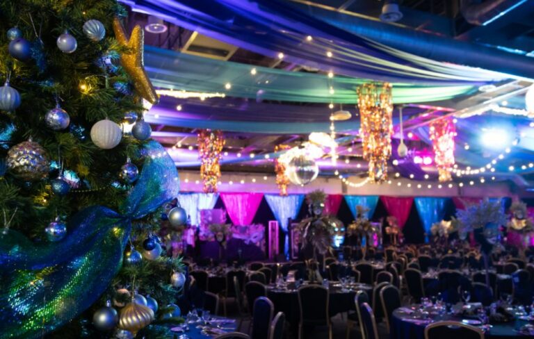 Christmas party theming