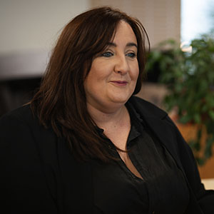 Headshot of woman in office