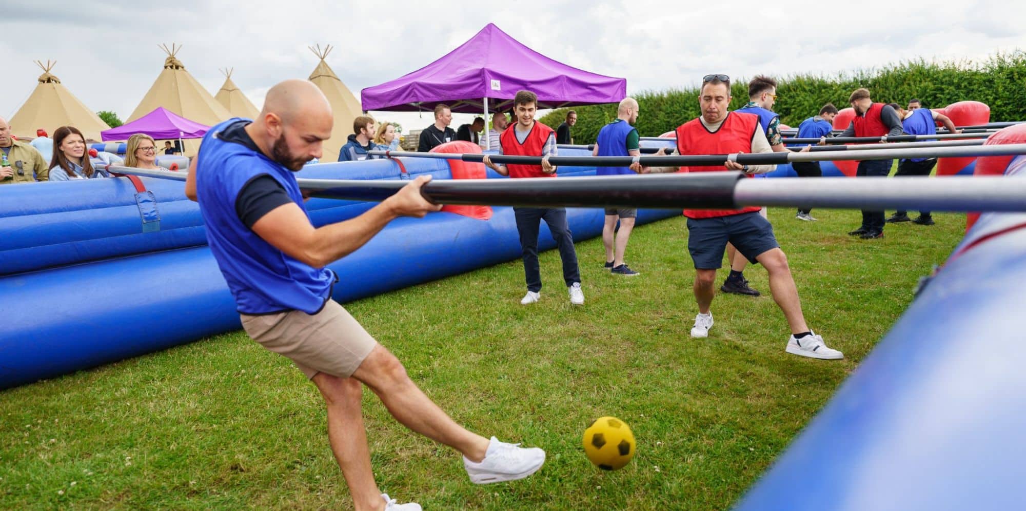 Human Football Table Team Building