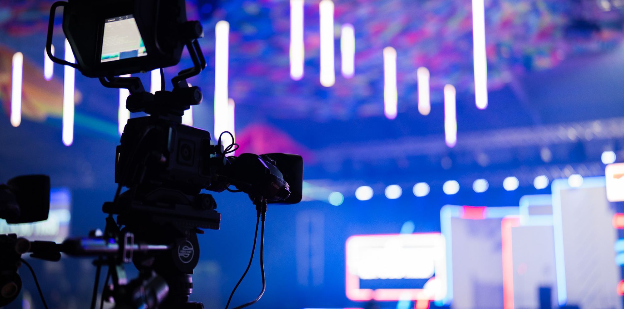 camera at live event