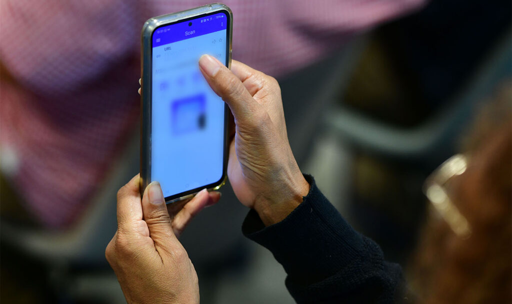 Delegate on slido app