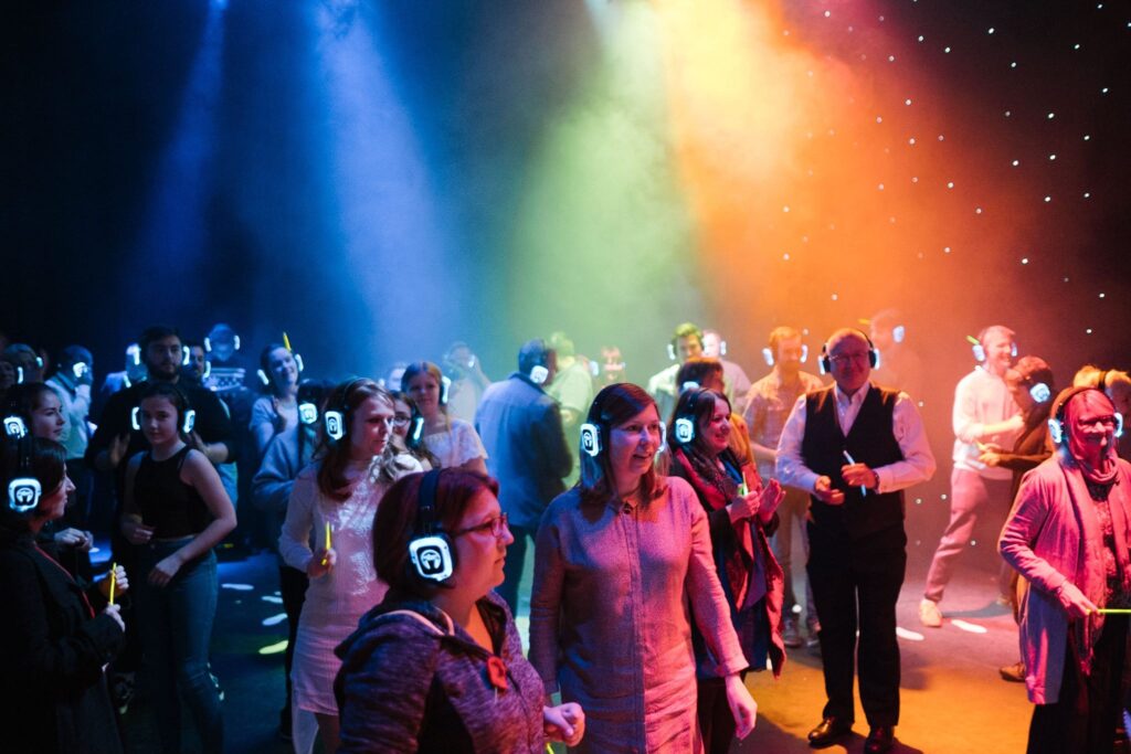 silent disco awards night event