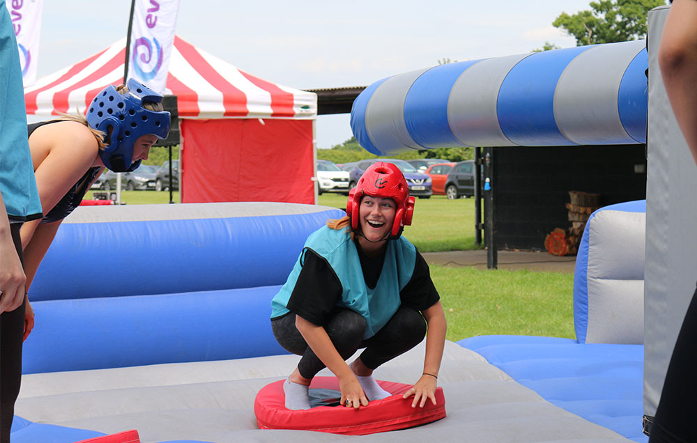 it's knockout team building event hosted in London