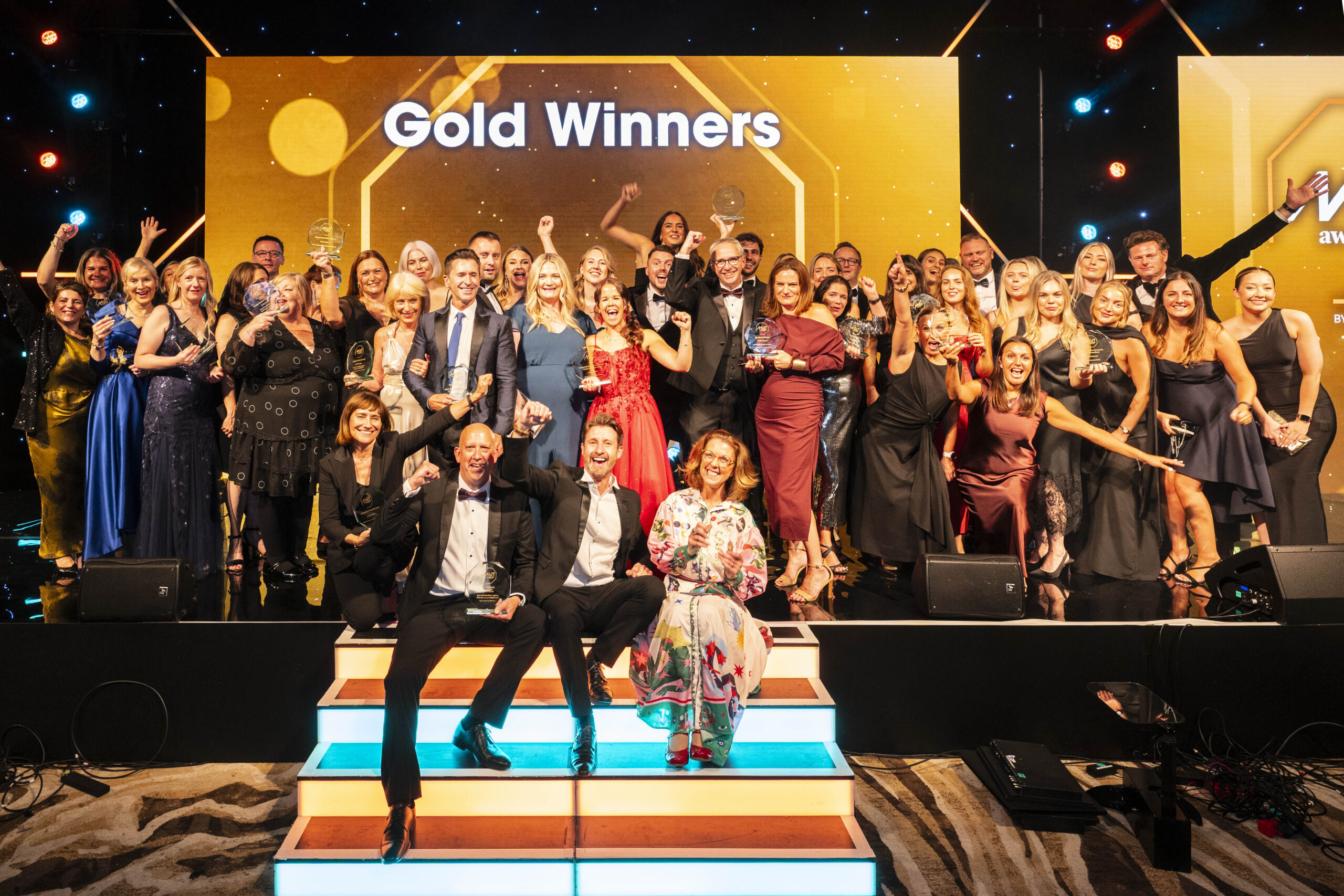 All M&IT Gold Award winners 2025 on stage